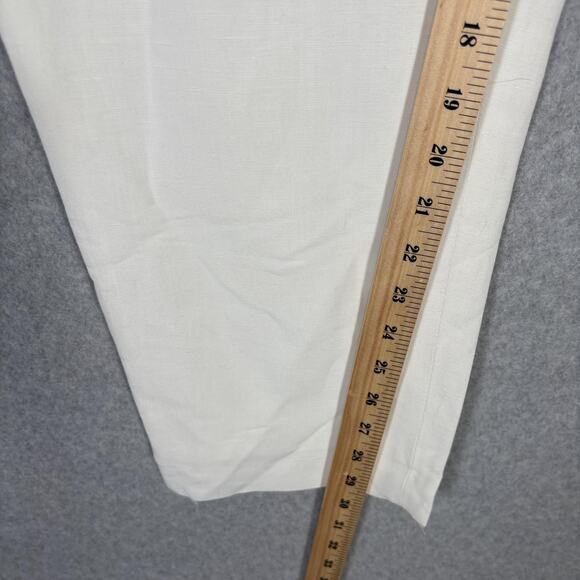 Vintage Casual Corner Linen Pants Sz 12 Lined Quiet Luxury Minimalist Nautical** - Picture 6 of 12
